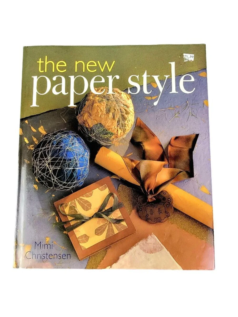 Vintage 2001 The New Paper Style Hardcover Book Craft How To Making Gift Wrap